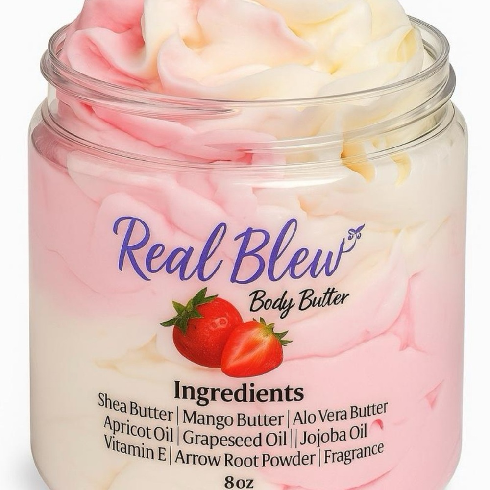 NEW 8 oz Shortcake of Heaven Triple Whipped Body Butter;Thick/Rich Moisturizer.